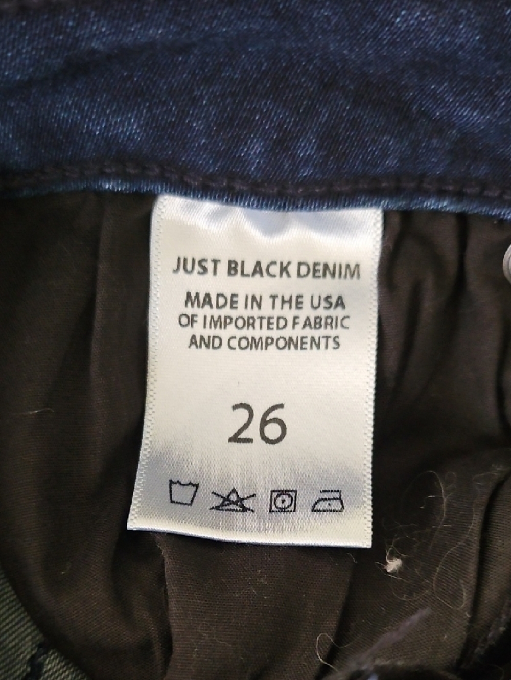 Just Black- Mid-Rise Skinny Jeans - Size 26 - Picture 8 of 8